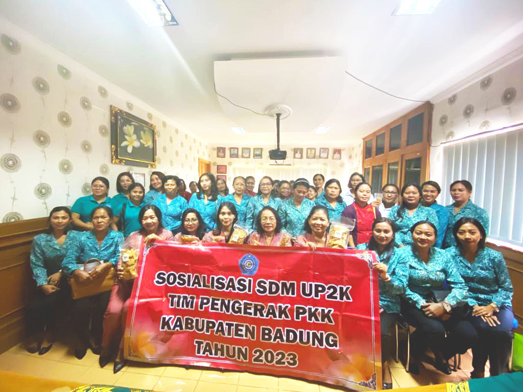 Sosialisasi SDM UP2K Di Kecamatan Kuta Selatan Oleh TP PKK Kabupaten Badung